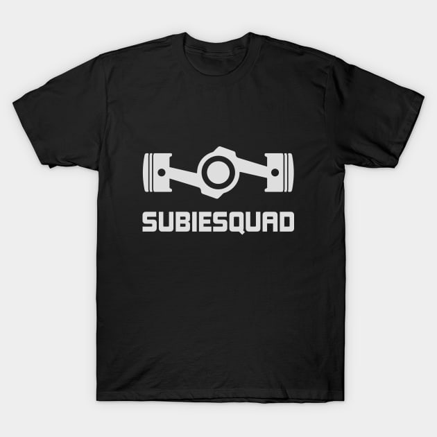 Subaru Impreza WRX STI & BRZ Subiesquad Boxer Engine JDM Car T-Shirt by JDM-Rey